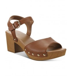 Anddreas Platform Block-Heel Sandals PD01 $35.45 Shoes