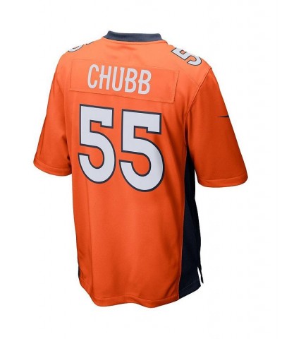 Men's Bradley Chubb Orange Denver Broncos Game Jersey $53.20 Jersey