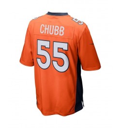 Men's Bradley Chubb Orange Denver Broncos Game Jersey $53.20 Jersey