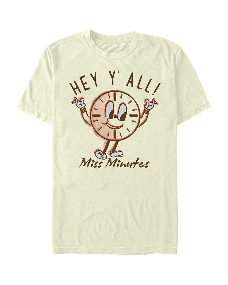 Men's Miss Minutes Short Sleeve Crew T-shirt Tan/Beige $14.70 T-Shirts