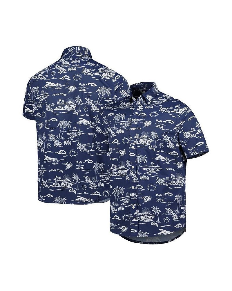 Men's Navy Penn State Nittany Lions Classic Button-Down Shirt $48.00 Shirts