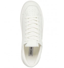 Women's Perona Distressed Lace-Up Star Sneakers White $37.48 Shoes