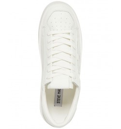 Women's Perona Distressed Lace-Up Star Sneakers White $37.48 Shoes