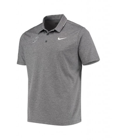 Men's Heathered Gray Cleveland Cavaliers Tonal Breathe Polo Shirt $28.67 Polo Shirts