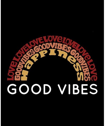 Men's Good Vibes Word Art T-shirt Black $14.00 T-Shirts