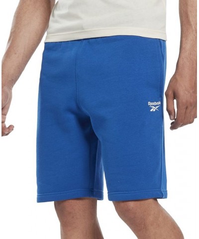 Men's Identity Regular-Fit Logo-Print Sweat Shorts Blue $12.71 Shorts