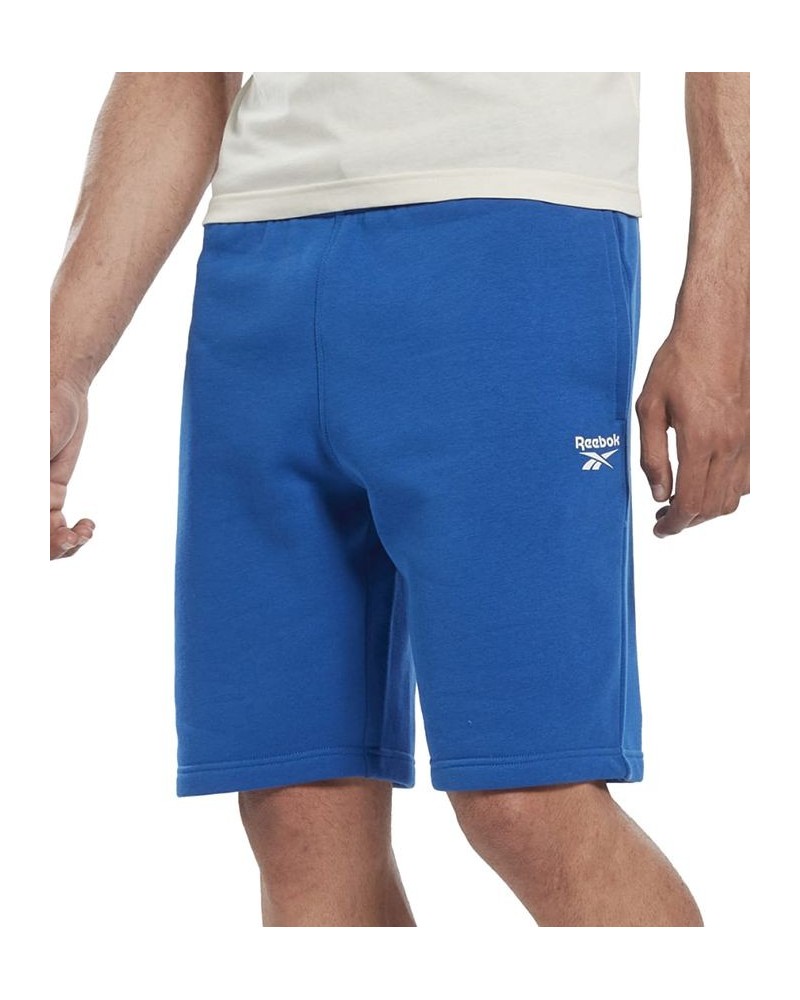 Men's Identity Regular-Fit Logo-Print Sweat Shorts Blue $12.71 Shorts