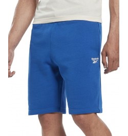 Men's Identity Regular-Fit Logo-Print Sweat Shorts Blue $12.71 Shorts