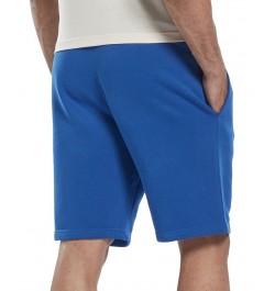 Men's Identity Regular-Fit Logo-Print Sweat Shorts Blue $12.71 Shorts