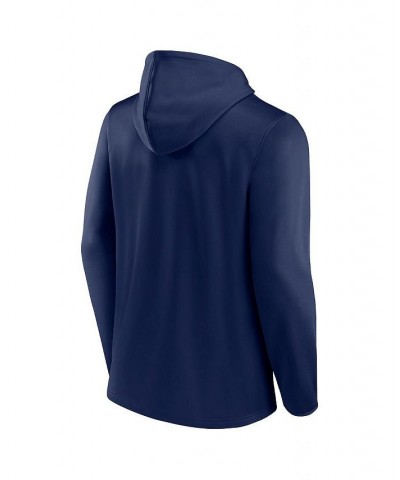 Men's Branded Navy, Red New England Patriots Ball Carrier Full-Zip Hoodie $35.04 Sweatshirt