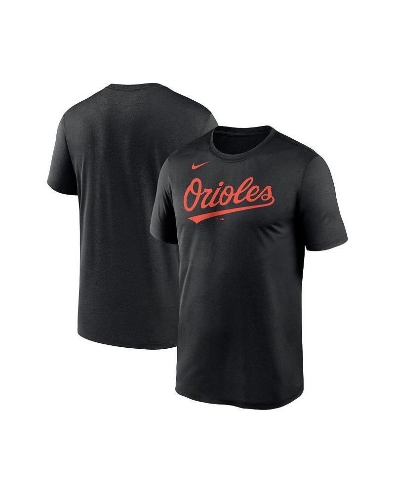 Men's Black Baltimore Orioles New Legend Wordmark T-shirt $28.99 T-Shirts