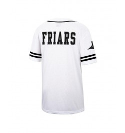 Men's White Providence Friars Free-Spirited Full-Button Baseball Jersey $31.50 Jersey