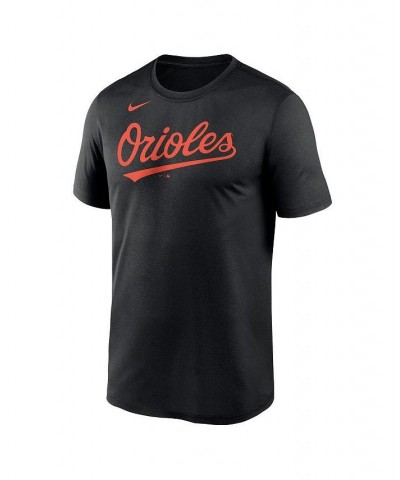 Men's Black Baltimore Orioles New Legend Wordmark T-shirt $28.99 T-Shirts