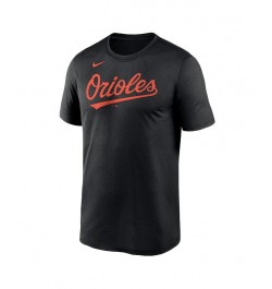 Men's Black Baltimore Orioles New Legend Wordmark T-shirt $28.99 T-Shirts