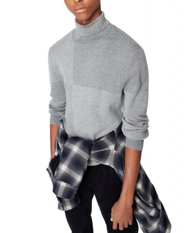 Men's Colorblocked Turtleneck Sweater Multi $38.00 Sweaters