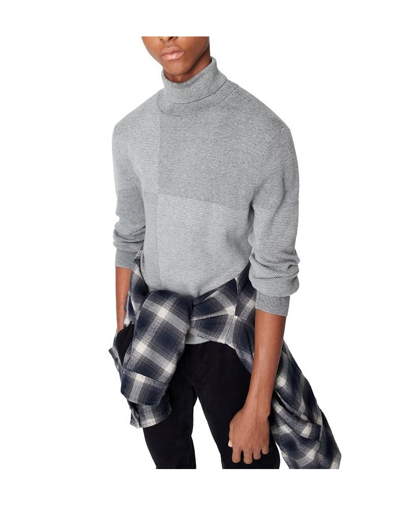 Men's Colorblocked Turtleneck Sweater Multi $38.00 Sweaters