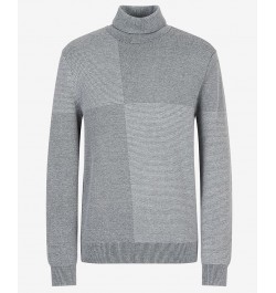 Men's Colorblocked Turtleneck Sweater Multi $38.00 Sweaters