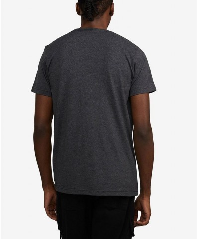 Men's Big and Tall Full Tilt Graphic T-shirt Gray $19.38 T-Shirts