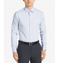 Calvin Klein Men's STEEL Classic-Fit Non-Iron Performance Herringbone Spread Collar Dress Shirt PD03 $25.37 Dress Shirts