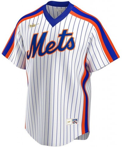 Men's Mike Piazza White New York Mets Home Cooperstown Collection Player Jersey $62.35 Jersey