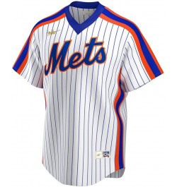 Men's Mike Piazza White New York Mets Home Cooperstown Collection Player Jersey $62.35 Jersey