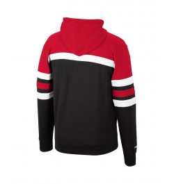 Men's Red, Black Miami Heat Head Coach Pullover Hoodie $46.91 Sweatshirt