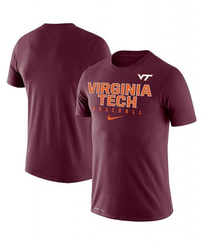 Men's Maroon Virginia Tech Hokies Baseball Legend Performance T-shirt $25.99 T-Shirts