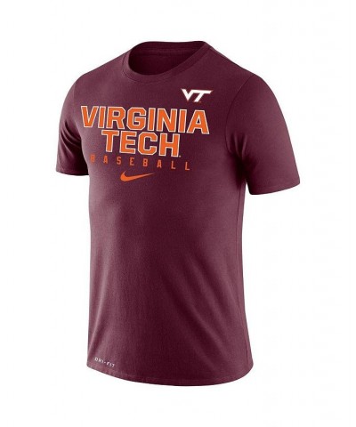 Men's Maroon Virginia Tech Hokies Baseball Legend Performance T-shirt $25.99 T-Shirts