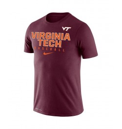 Men's Maroon Virginia Tech Hokies Baseball Legend Performance T-shirt $25.99 T-Shirts