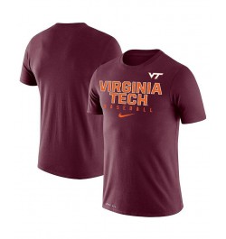 Men's Maroon Virginia Tech Hokies Baseball Legend Performance T-shirt $25.99 T-Shirts