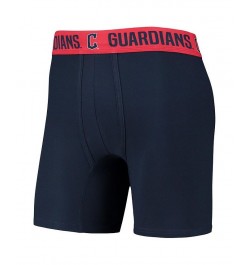 Men's Navy, Red Cleveland Guardians Two-Pack Flagship Boxer Briefs Set $29.49 Underwear