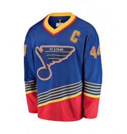 Men's Branded Chris Pronger Blue St. Louis Blues Breakaway Retired Player Jersey $86.40 Jersey