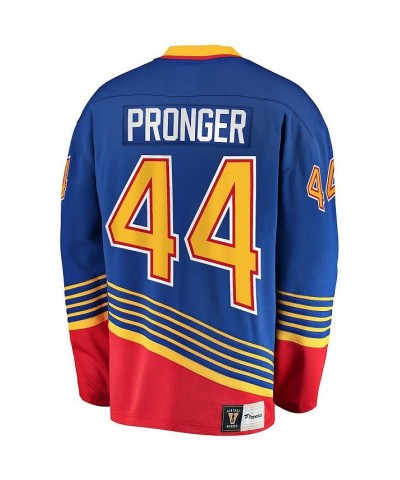 Men's Branded Chris Pronger Blue St. Louis Blues Breakaway Retired Player Jersey $86.40 Jersey