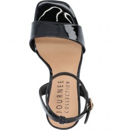 Women's Konna Wedge Sandals Black $52.99 Shoes