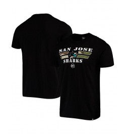 Men's '47 Black San Jose Sharks Crosstown Team Flanker T-shirt $19.80 T-Shirts