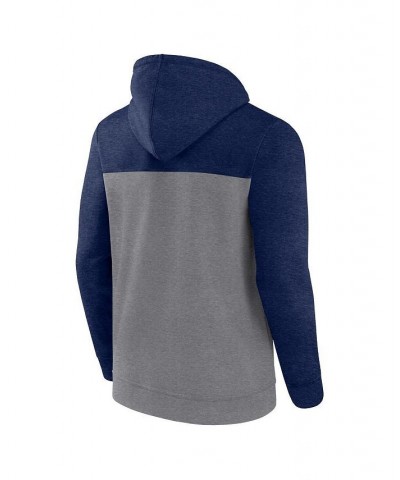 Men's Branded Heather Gray Seattle Seahawks Down and Distance Full-Zip Hoodie $30.66 Sweatshirt