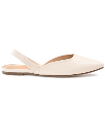 Women's Mallorca Slingback Flats Green $41.59 Shoes