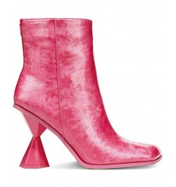 Circus by Sam Edelman Rosalie Architectural-Heel Dress Booties Pink $62.40 Shoes