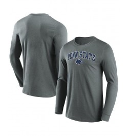 Men's Branded Charcoal Penn State Nittany Lions Campus 2.0 Long Sleeve T-shirt $15.75 T-Shirts