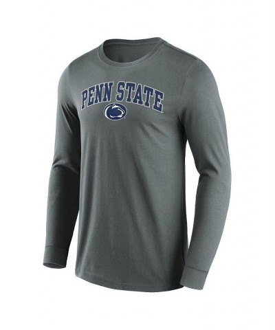 Men's Branded Charcoal Penn State Nittany Lions Campus 2.0 Long Sleeve T-shirt $15.75 T-Shirts