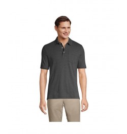 Men's Big and Tall Short Sleeve Super Soft Supima Polo Shirt with Pocket PD02 $28.68 Polo Shirts