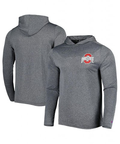 Men's Champion Gray Ohio State Buckeyes Hoodie Long Sleeve T-shirt $31.20 T-Shirts