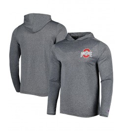 Men's Champion Gray Ohio State Buckeyes Hoodie Long Sleeve T-shirt $31.20 T-Shirts