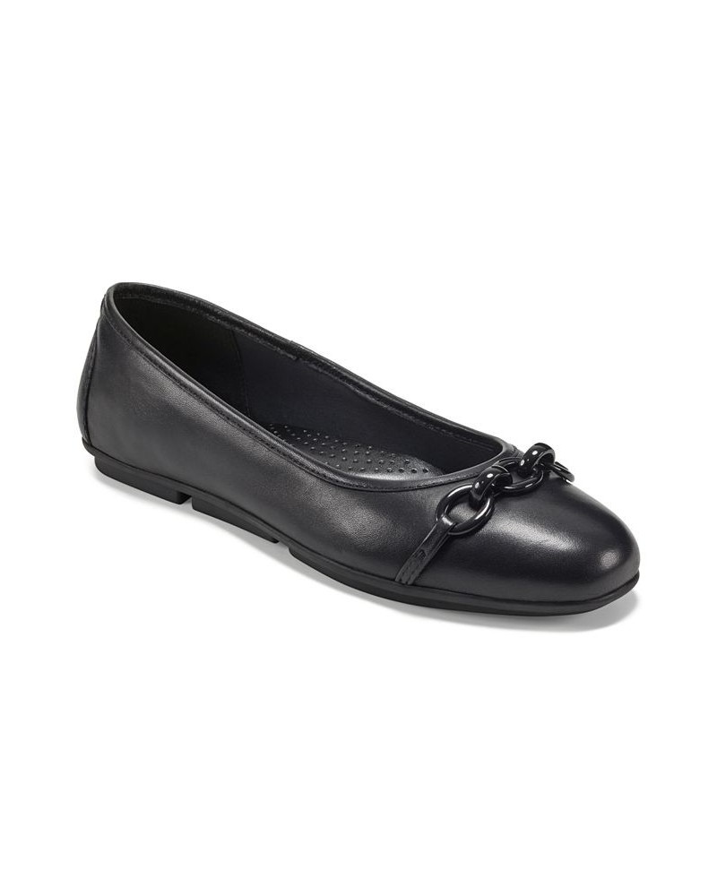 Women's Brandi Casual Slip-On Ballet Flats Black $39.60 Shoes