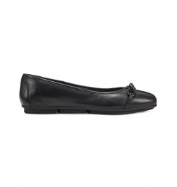 Women's Brandi Casual Slip-On Ballet Flats Black $39.60 Shoes