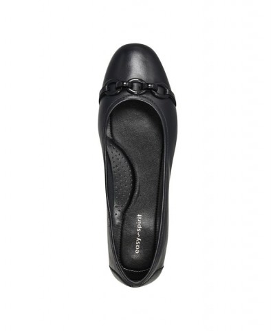 Women's Brandi Casual Slip-On Ballet Flats Black $39.60 Shoes