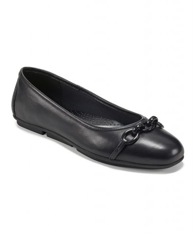 Women's Brandi Casual Slip-On Ballet Flats Black $39.60 Shoes