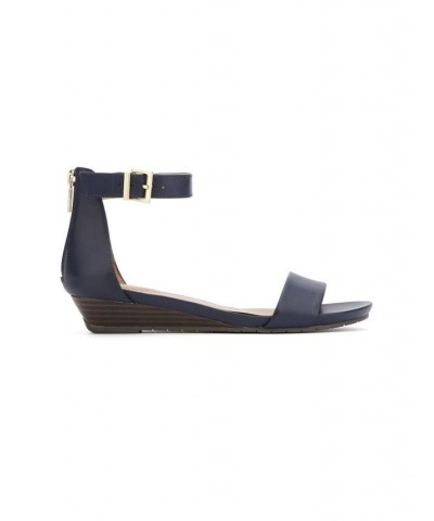 Women's Great Viber Wedges Blue $35.55 Shoes