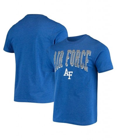 Men's Heathered Royal Air Force Falcons Playbook T-shirt $23.59 T-Shirts