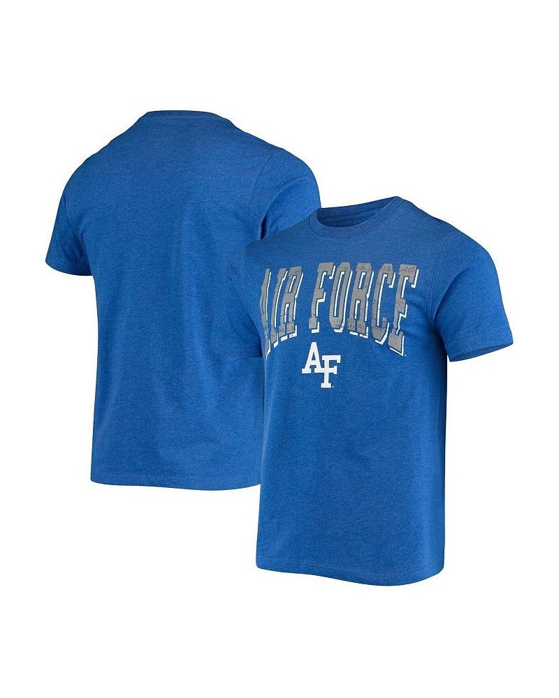 Men's Heathered Royal Air Force Falcons Playbook T-shirt $23.59 T-Shirts